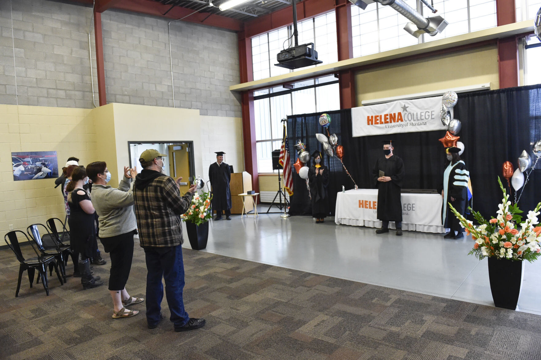 Helena College graduates were allowed five family members